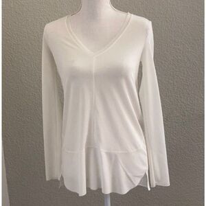 Zara W&B Off White Long Sleeve Tunic Size Small